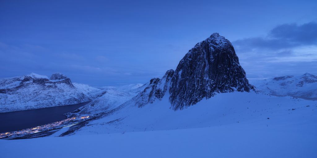 lumière dans la montagne